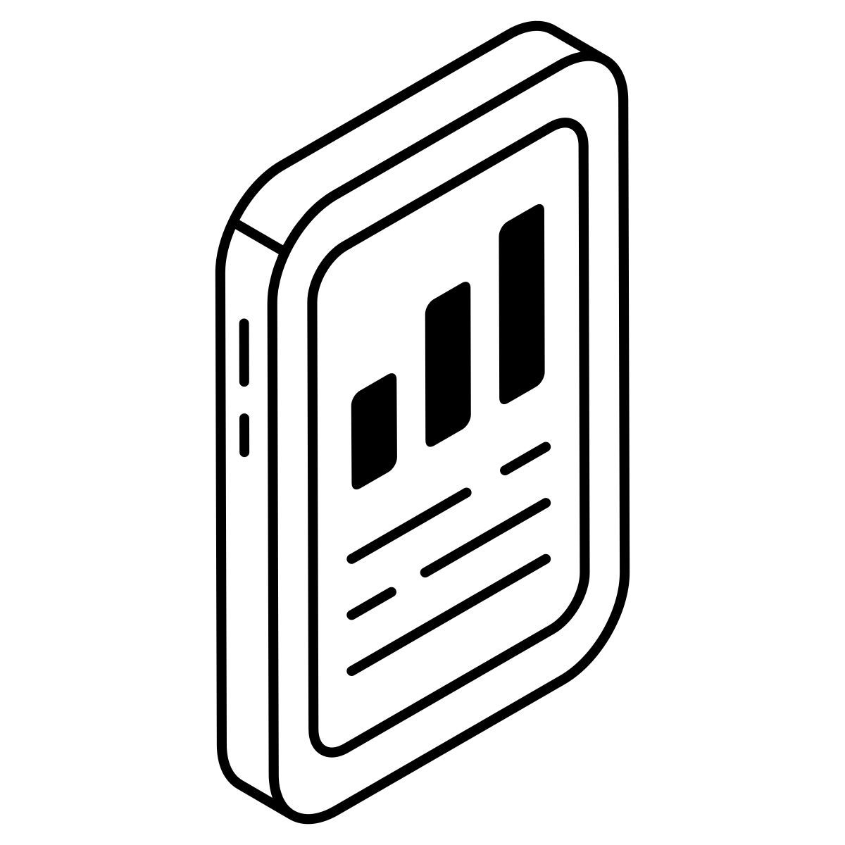 모바일 데이터 분석 icon
