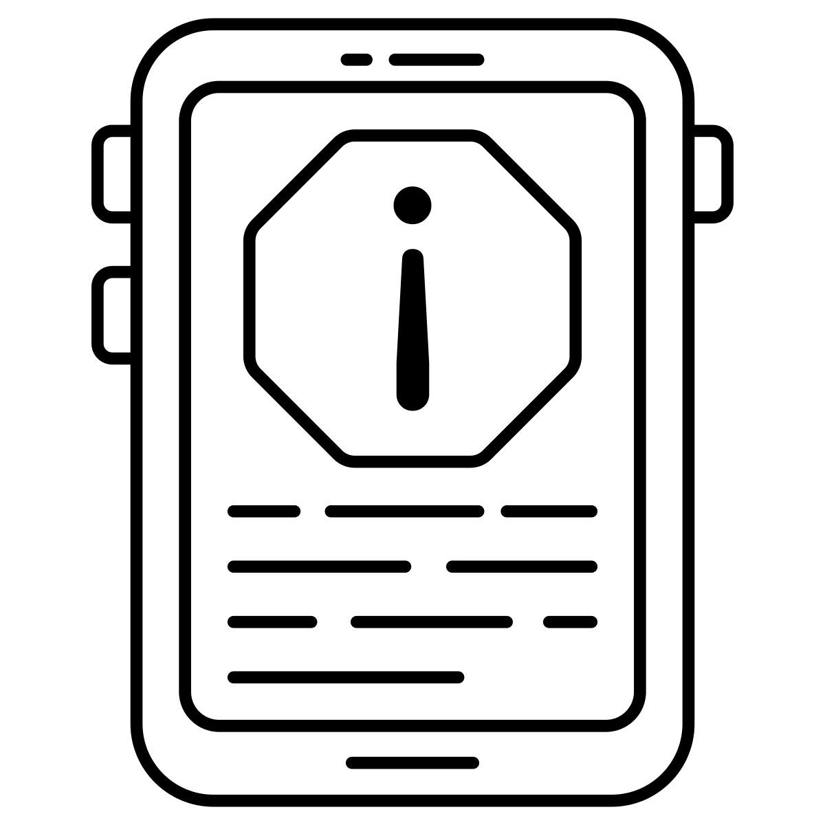 Mobile Informationen icon
