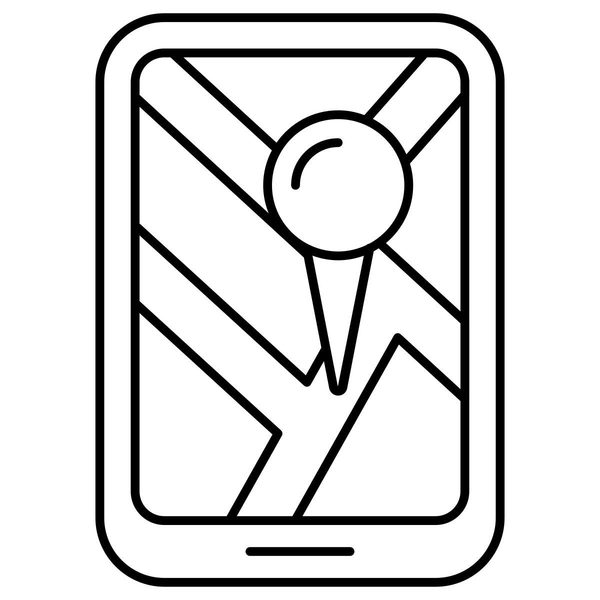 aplicación de ubicación móvil icon