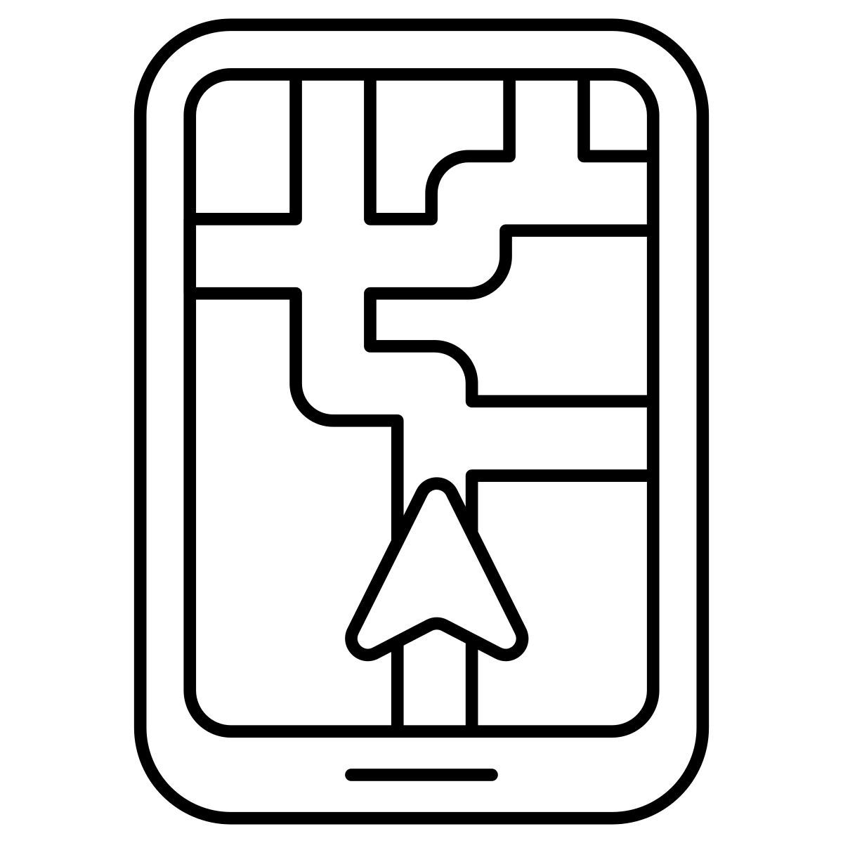 navegación móvil icon