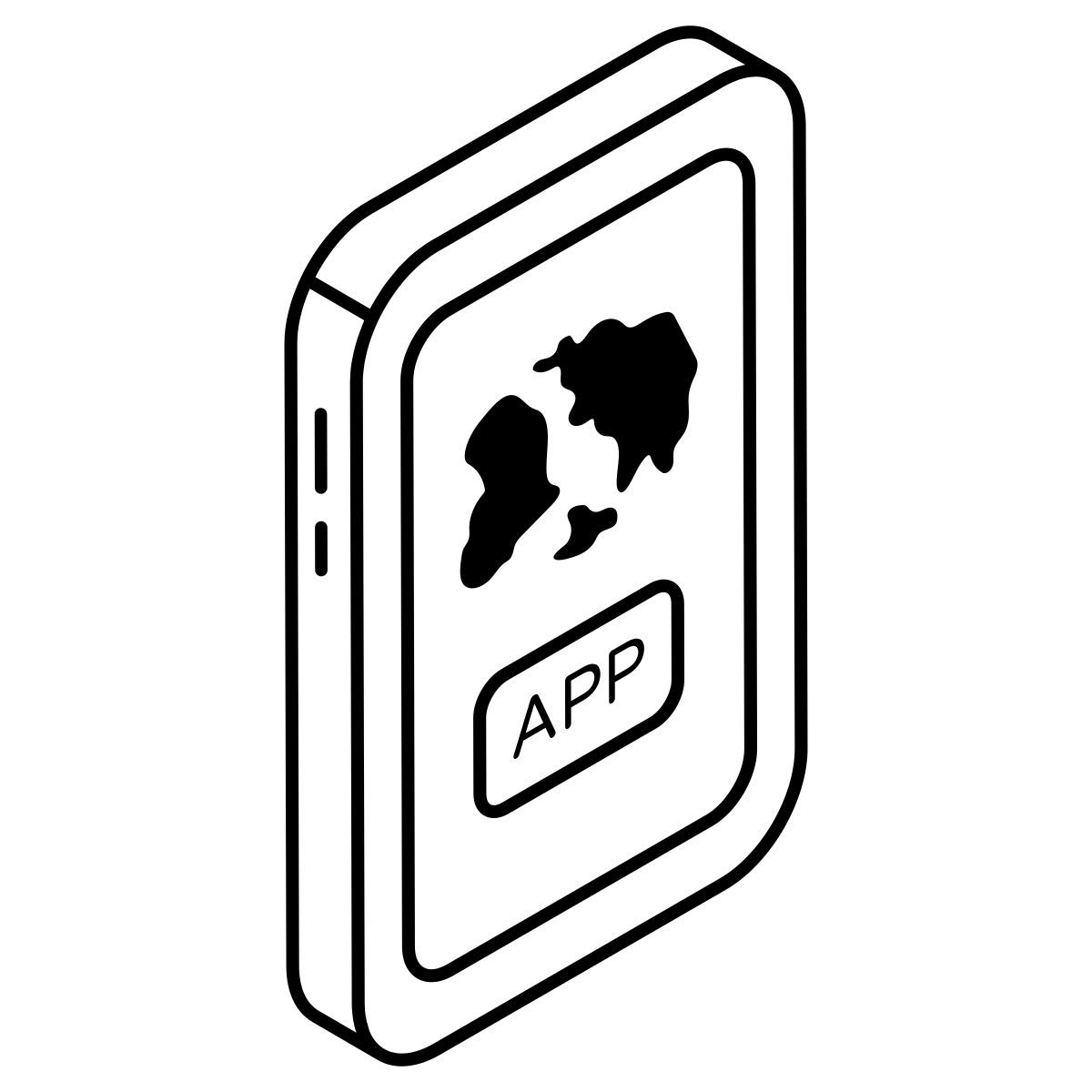 mobile parcel icon