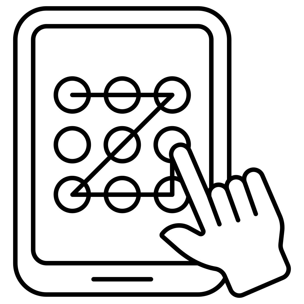 手机图案锁 icon