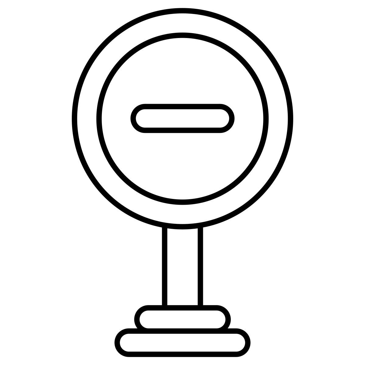 schild „kein zutritt“ icon