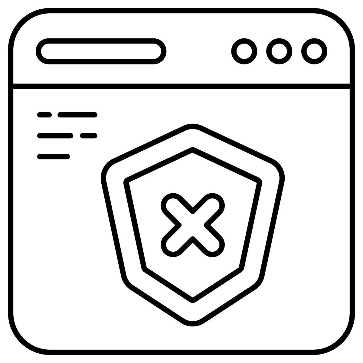 sem segurança icon