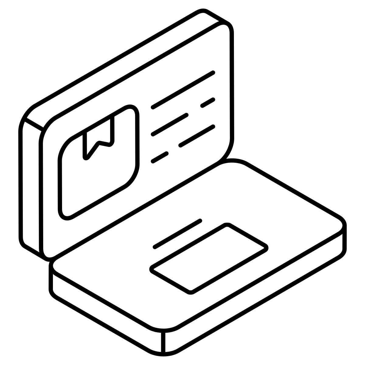 paquetería en línea icon