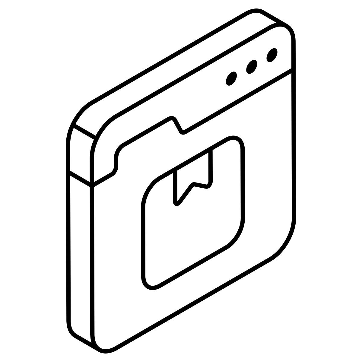 paquetería en línea icon