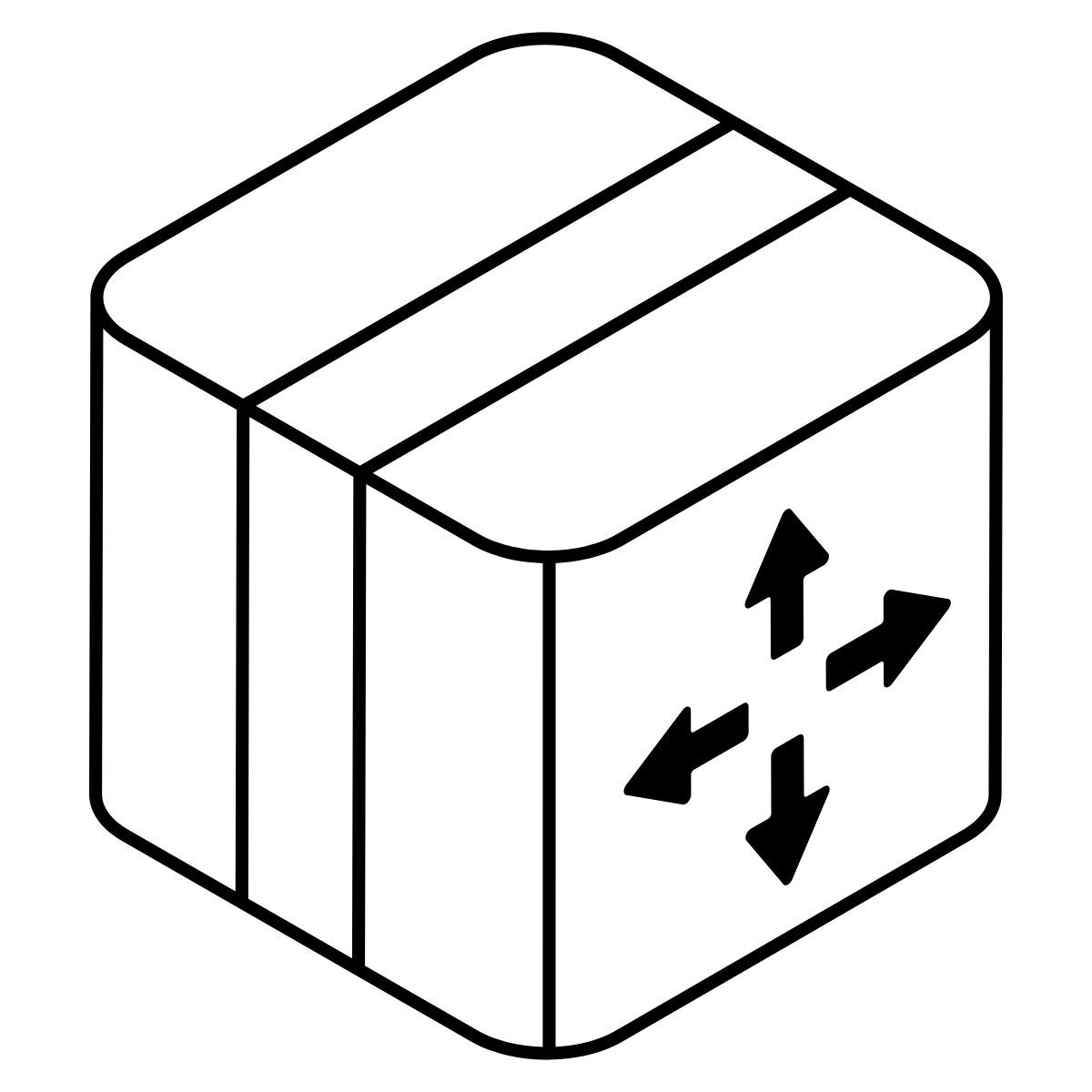 parcel direction icon