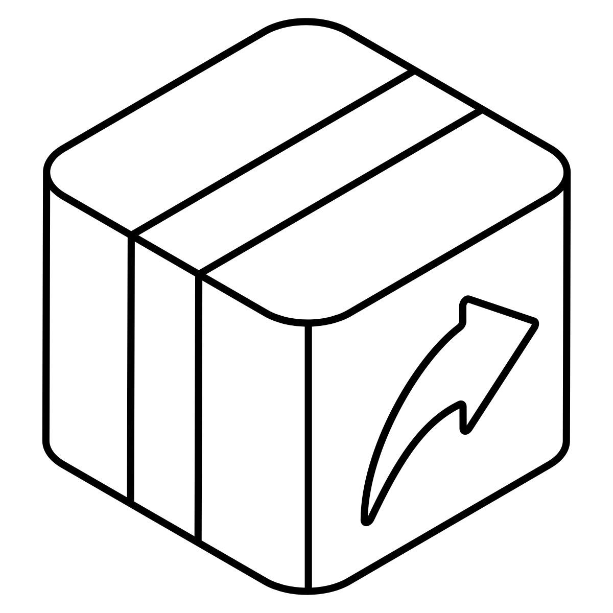 parcel return icon