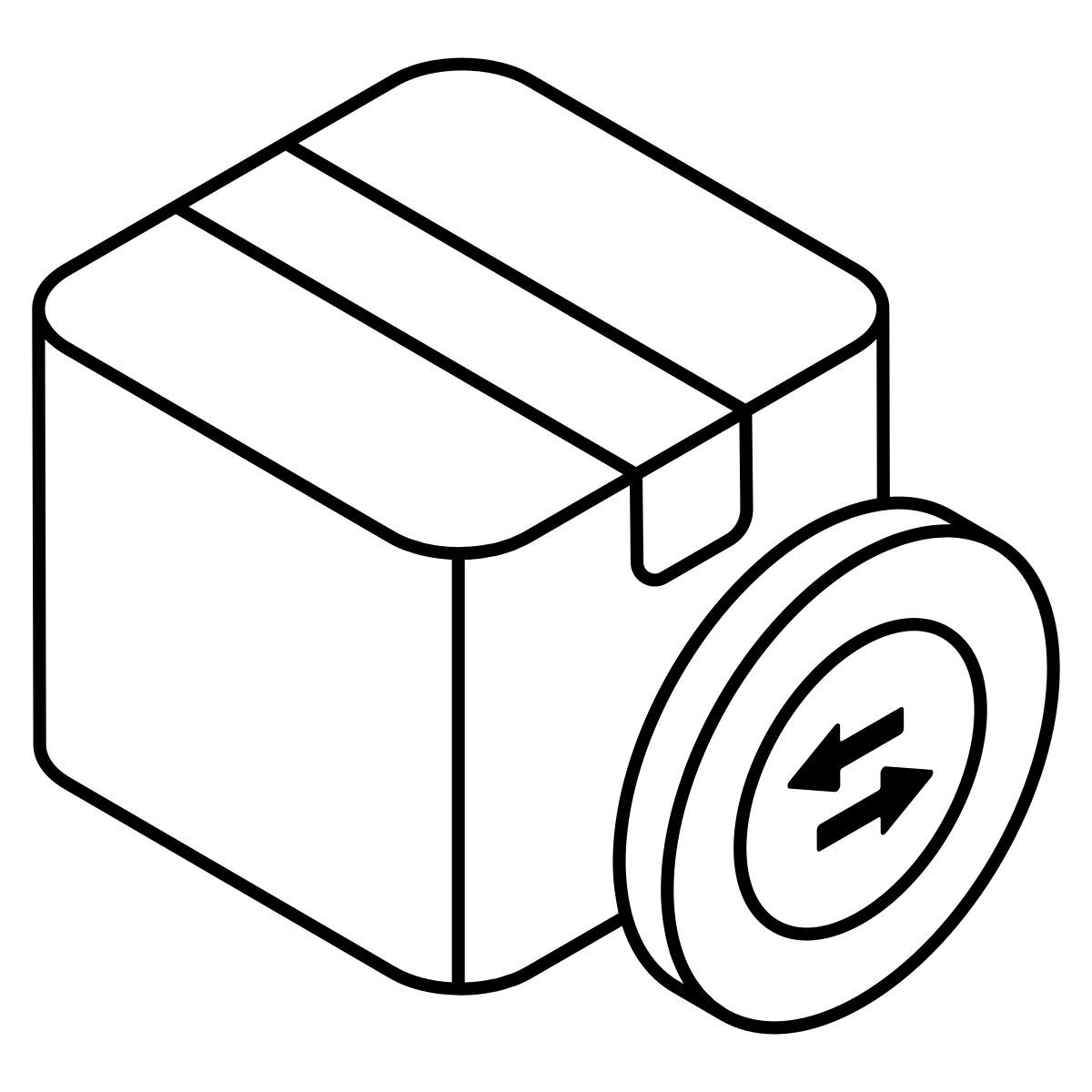 parcel return icon