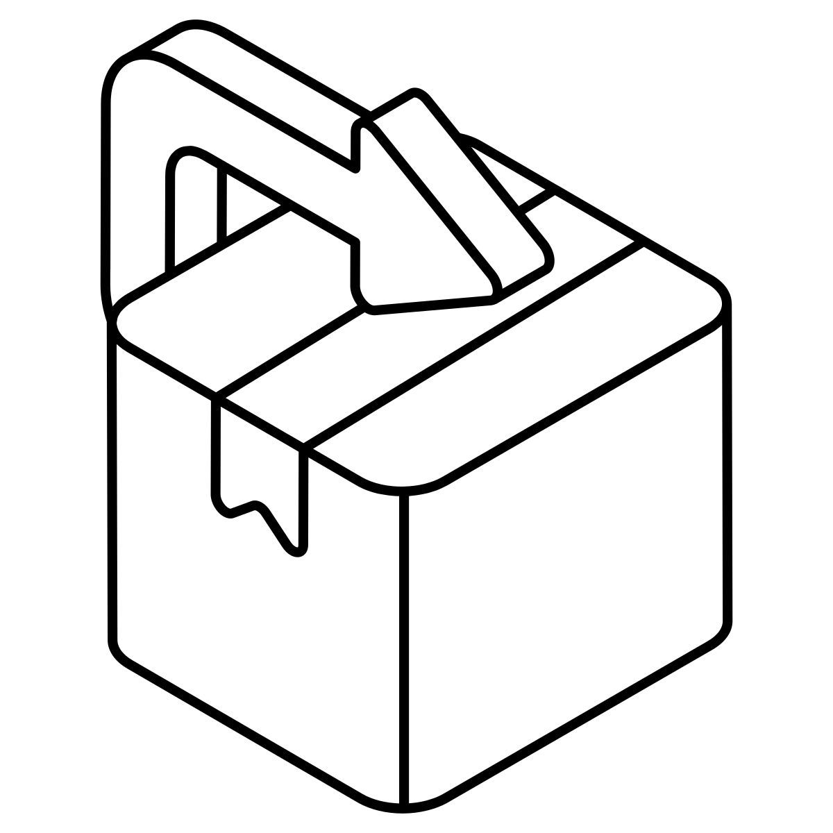 parcel return icon