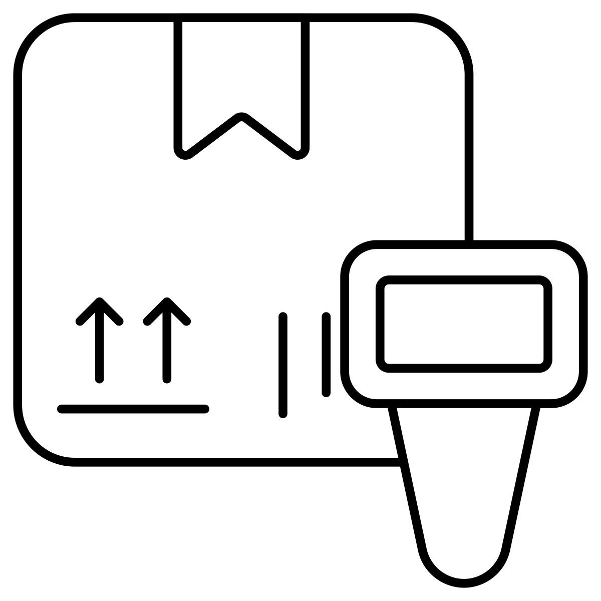 parcel scanning icon