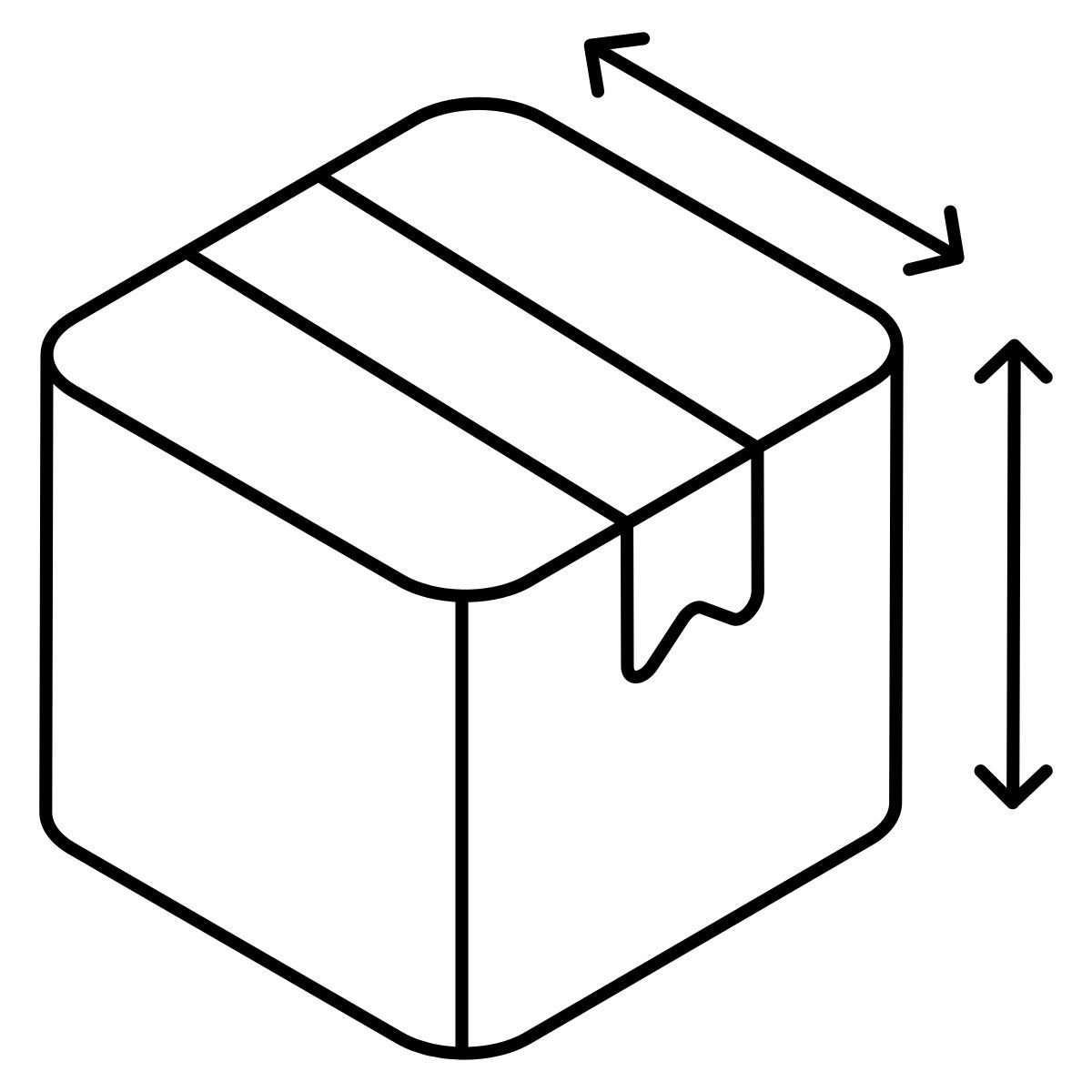 parcel size icon