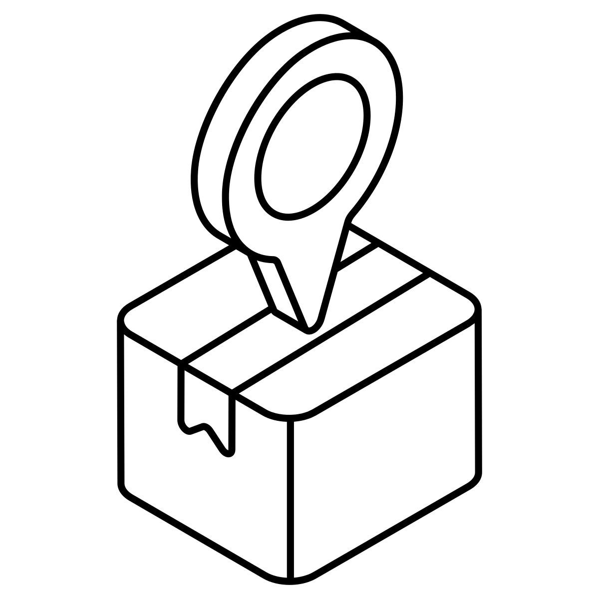 parcel tracking icon