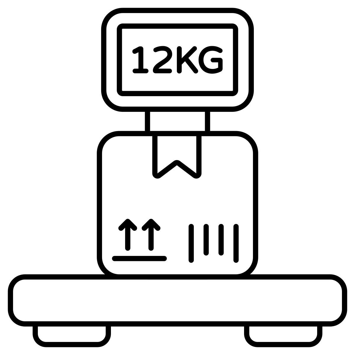 pesatura dei pacchi icon