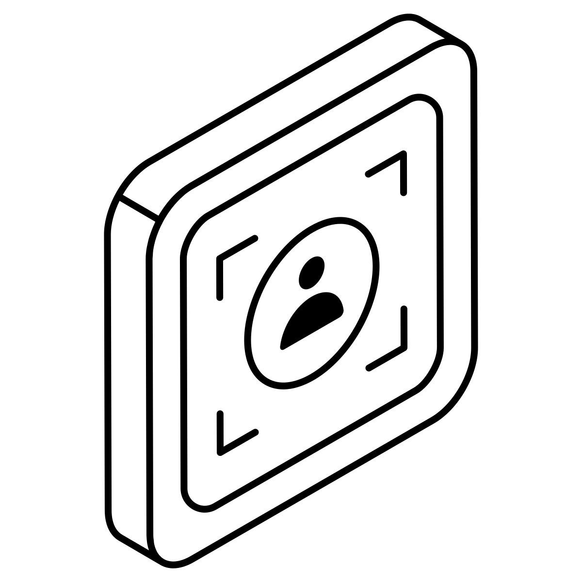 profile scanning icon