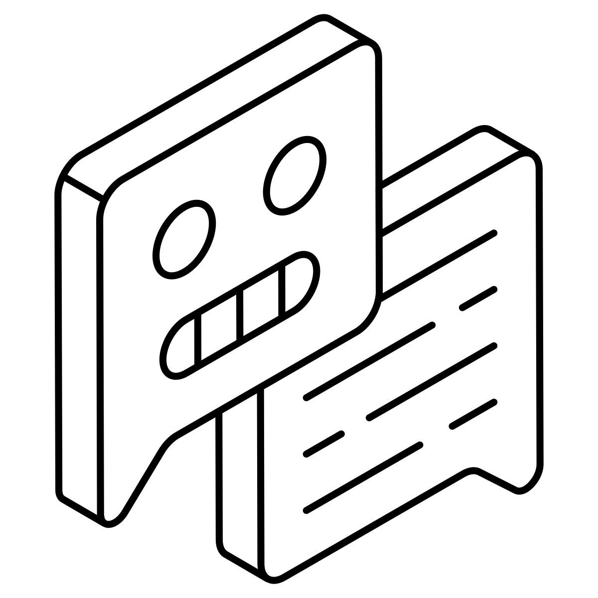 chat robotica icon