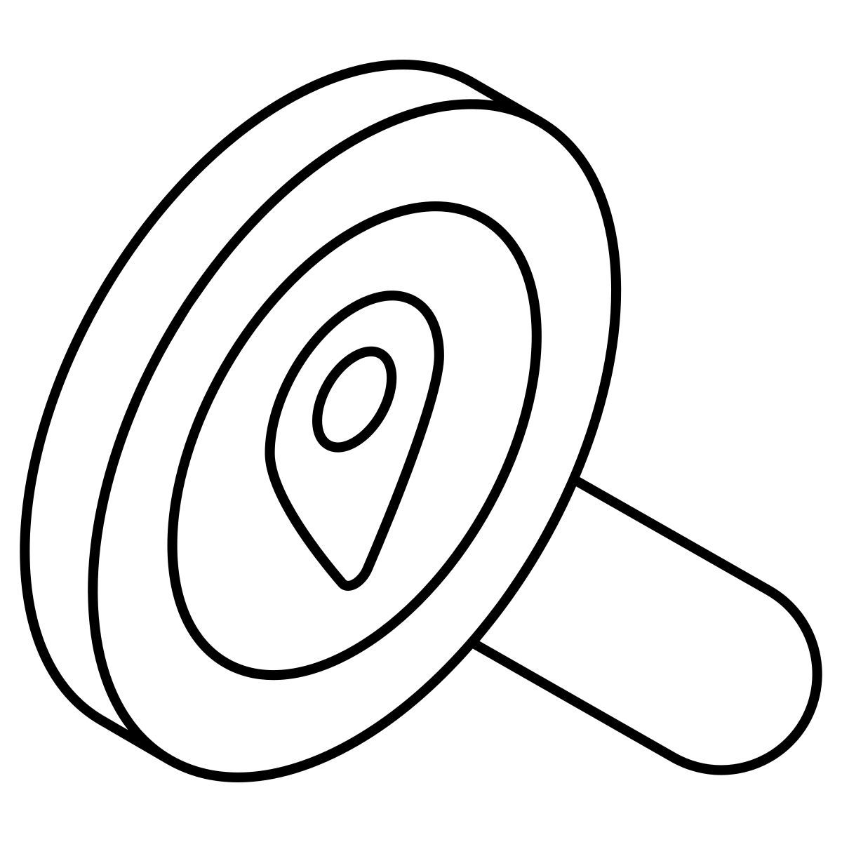 emplacement de recherche icon