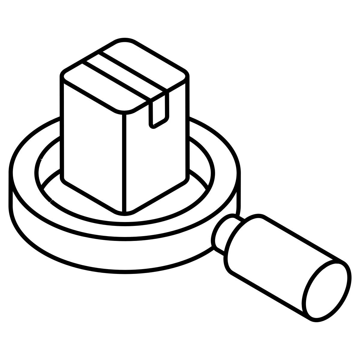 search parcel icon