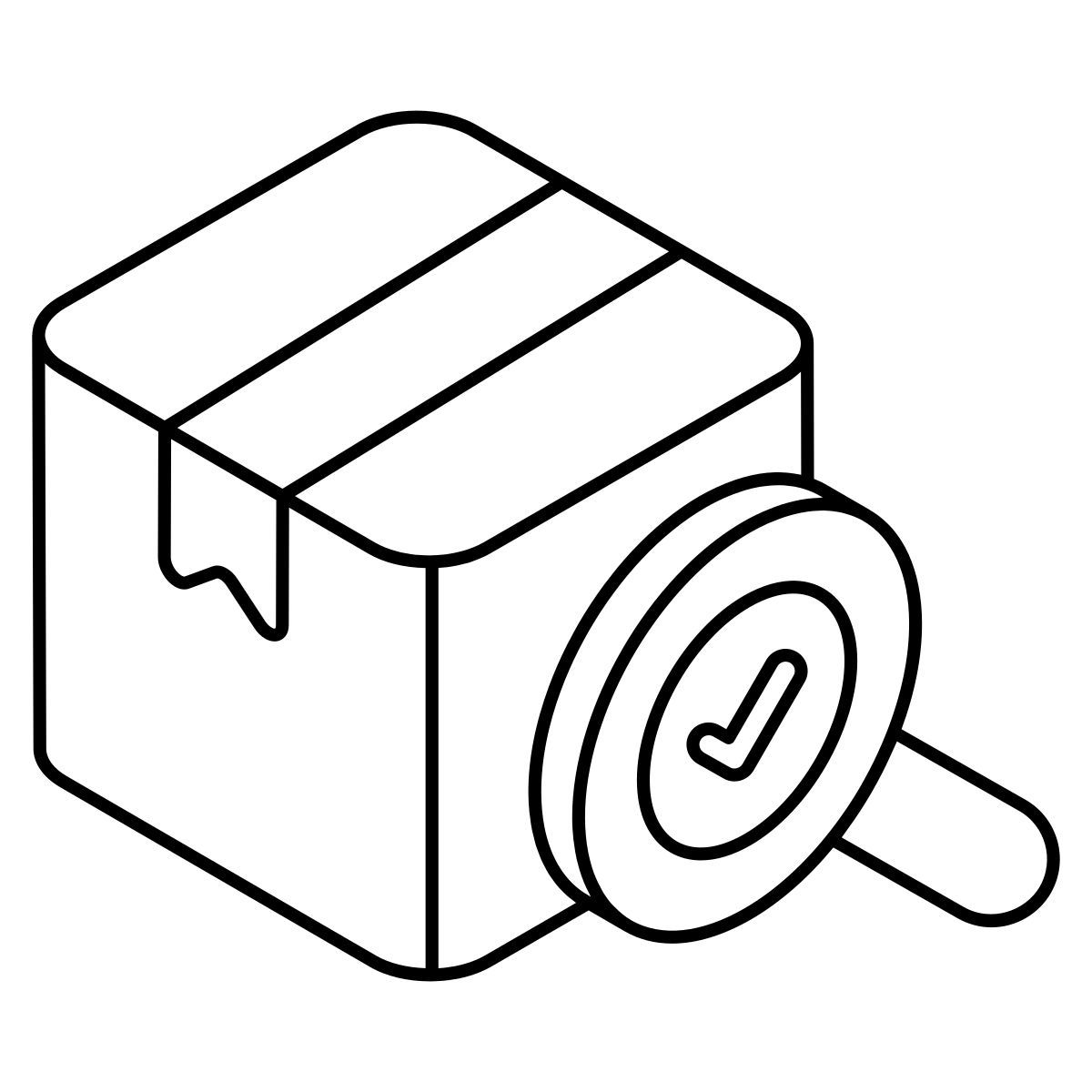 search parcel icon