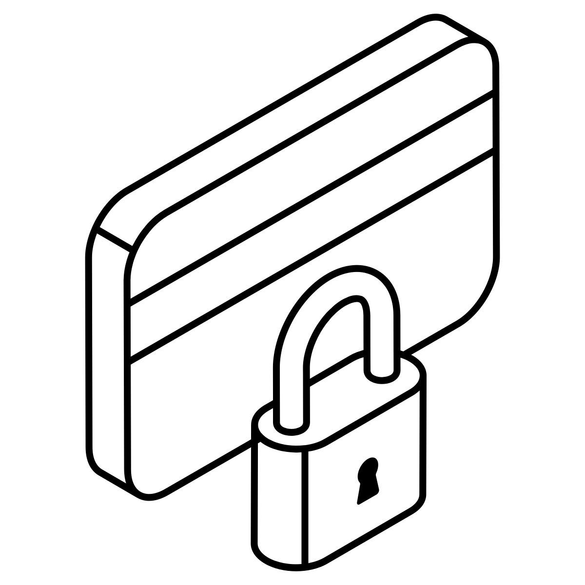 安全 atm 卡 icon