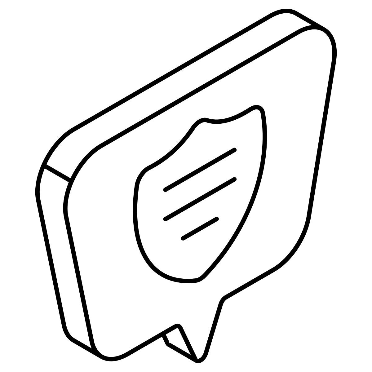 보안 채팅 icon