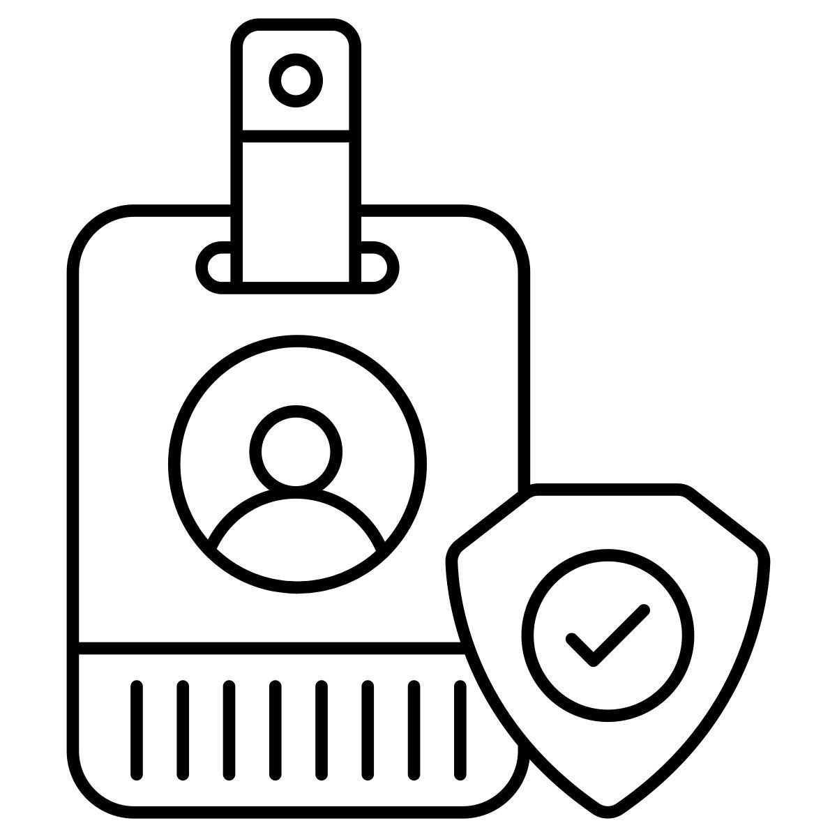 carte d'identité sécurisée icon