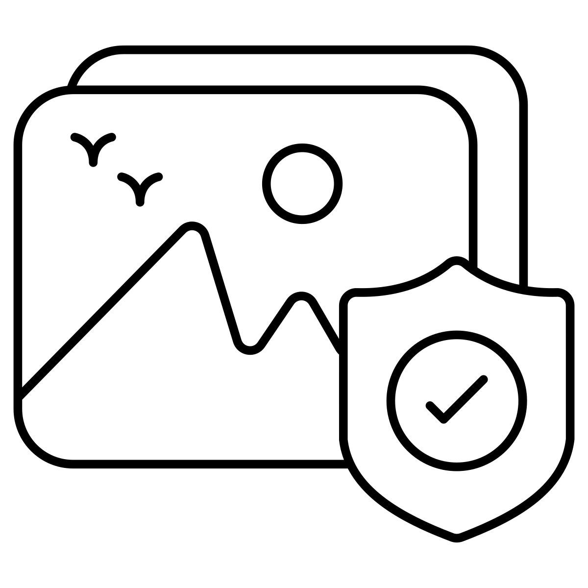 sichere landschaft icon