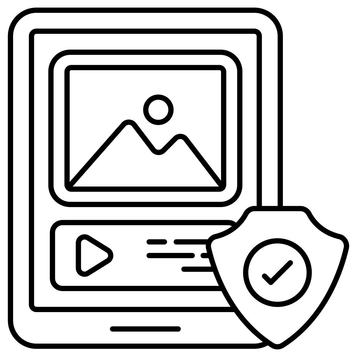 sichere landschaft icon