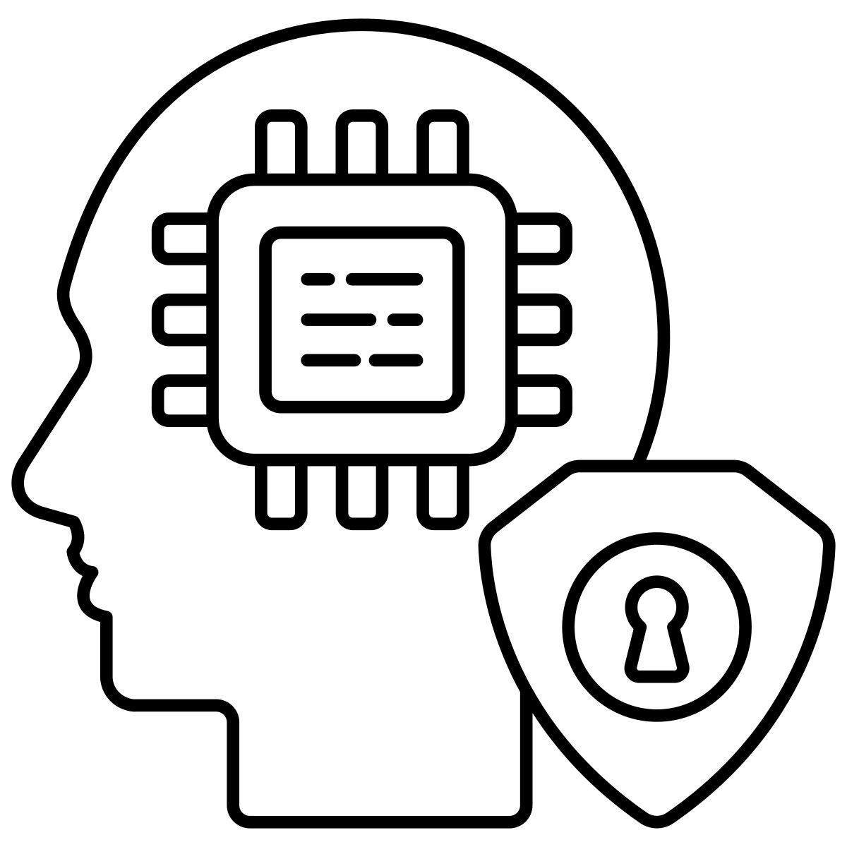 보안 마이크로칩 icon