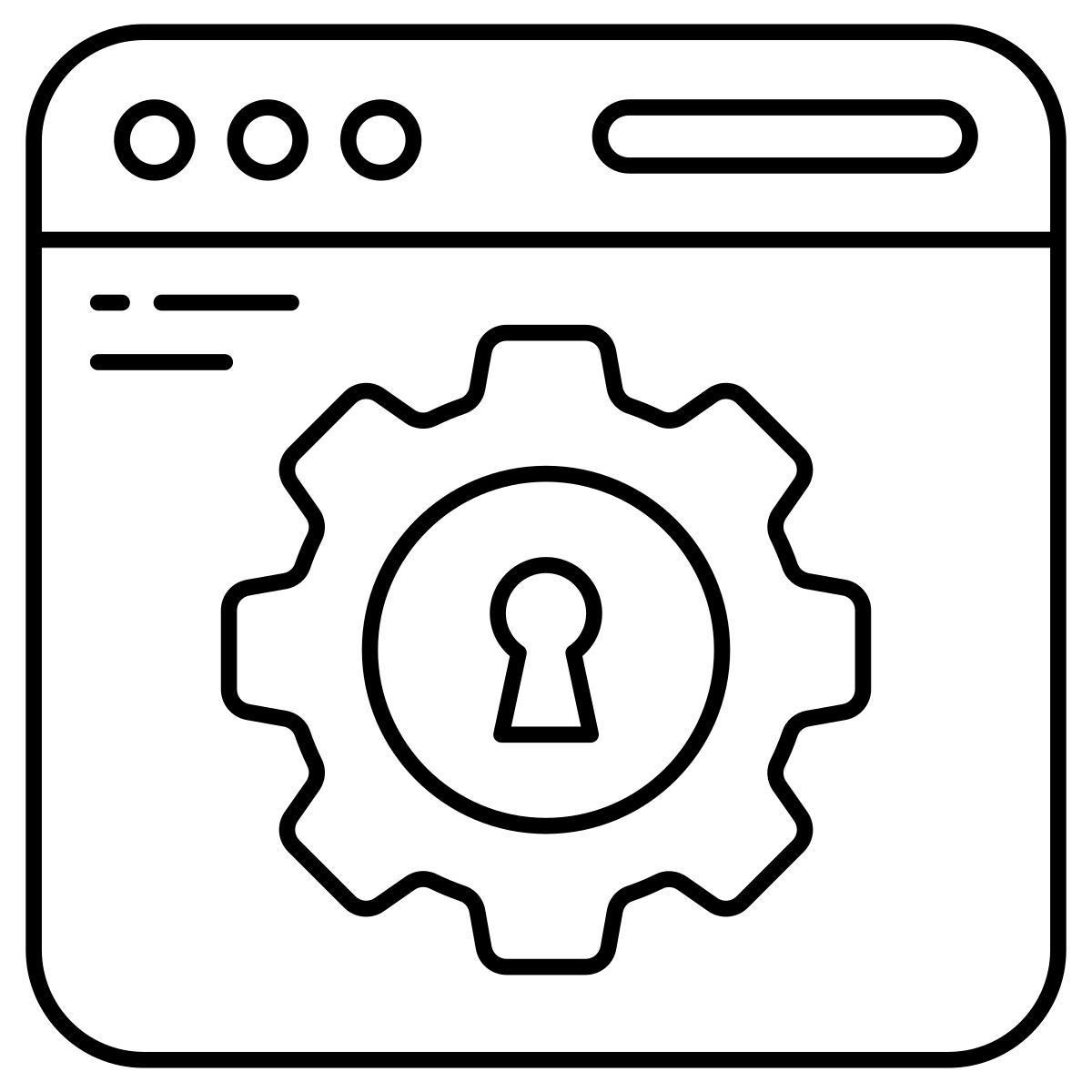 paramètre web sécurisé icon