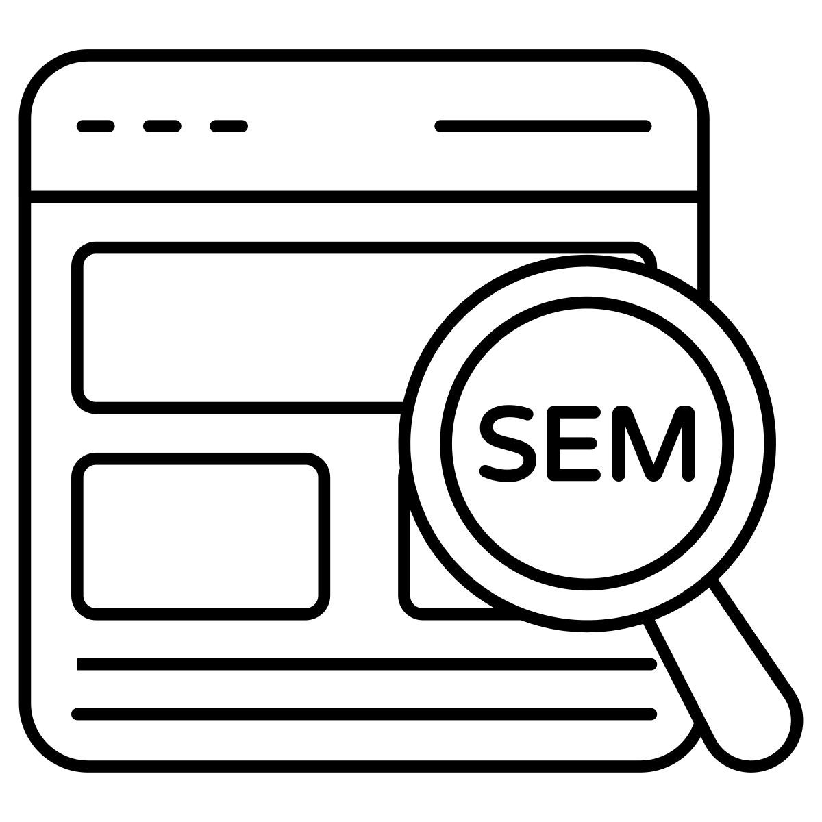 sem analysis icon