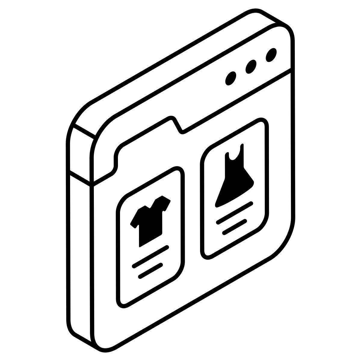 shopping website icon
