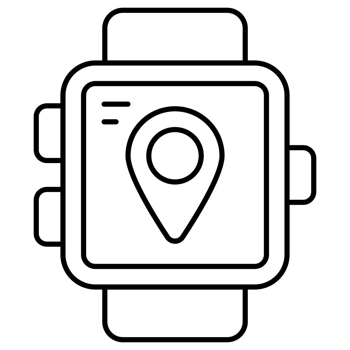 smartwatch standort icon