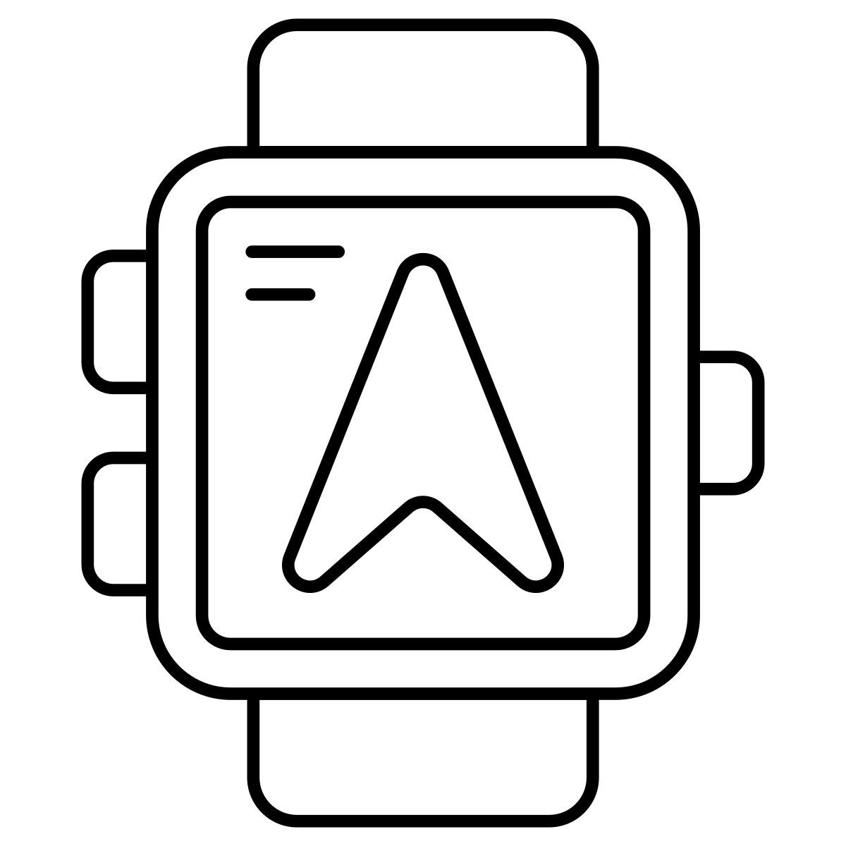 smartwatch standort icon