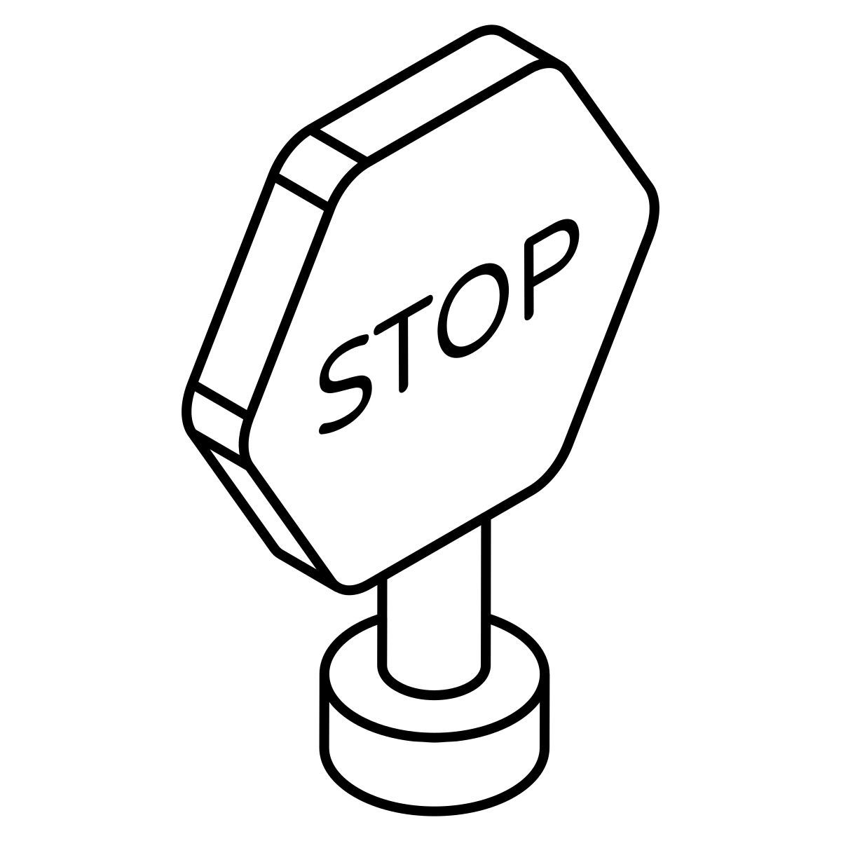 stop board icon