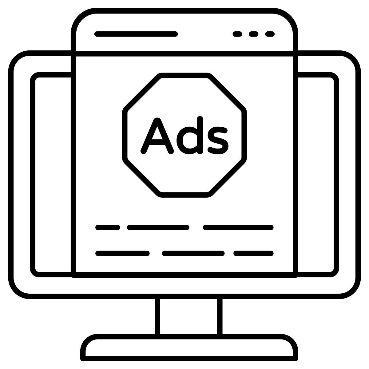 publicité web icon