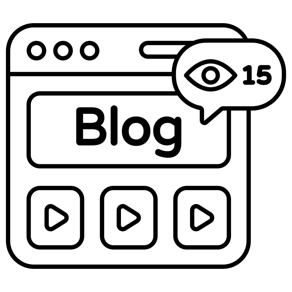 web blog icon