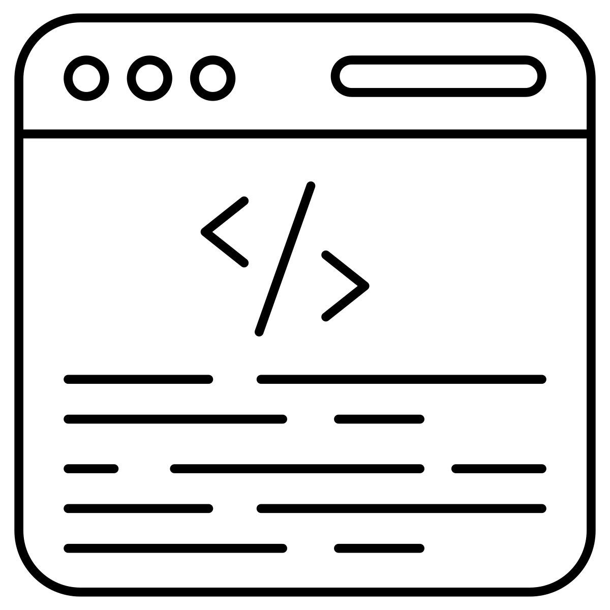 web coding icon