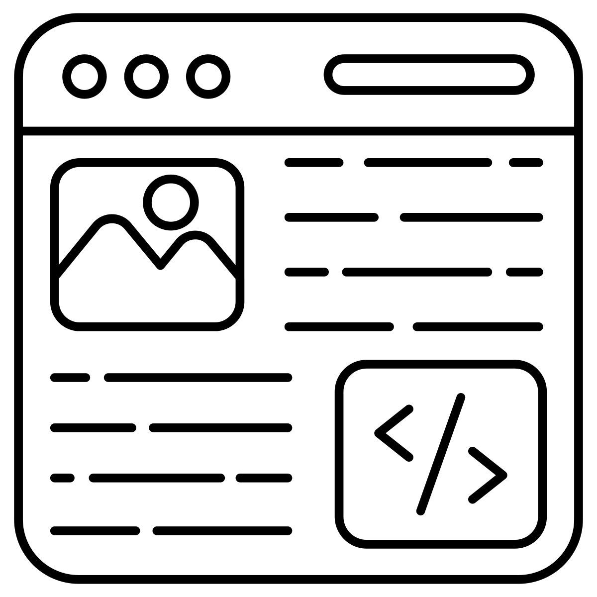 web coding icon