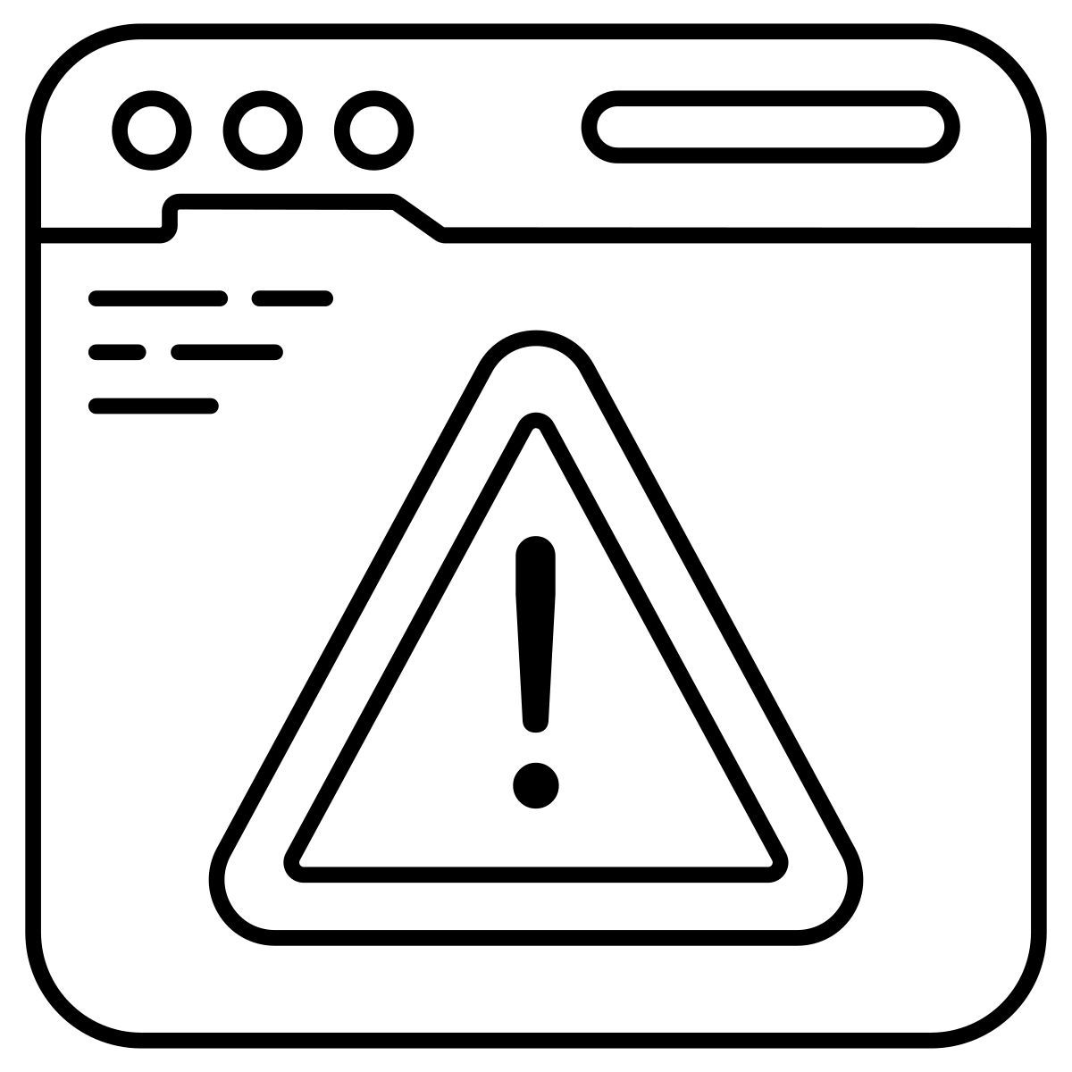 errore web icon