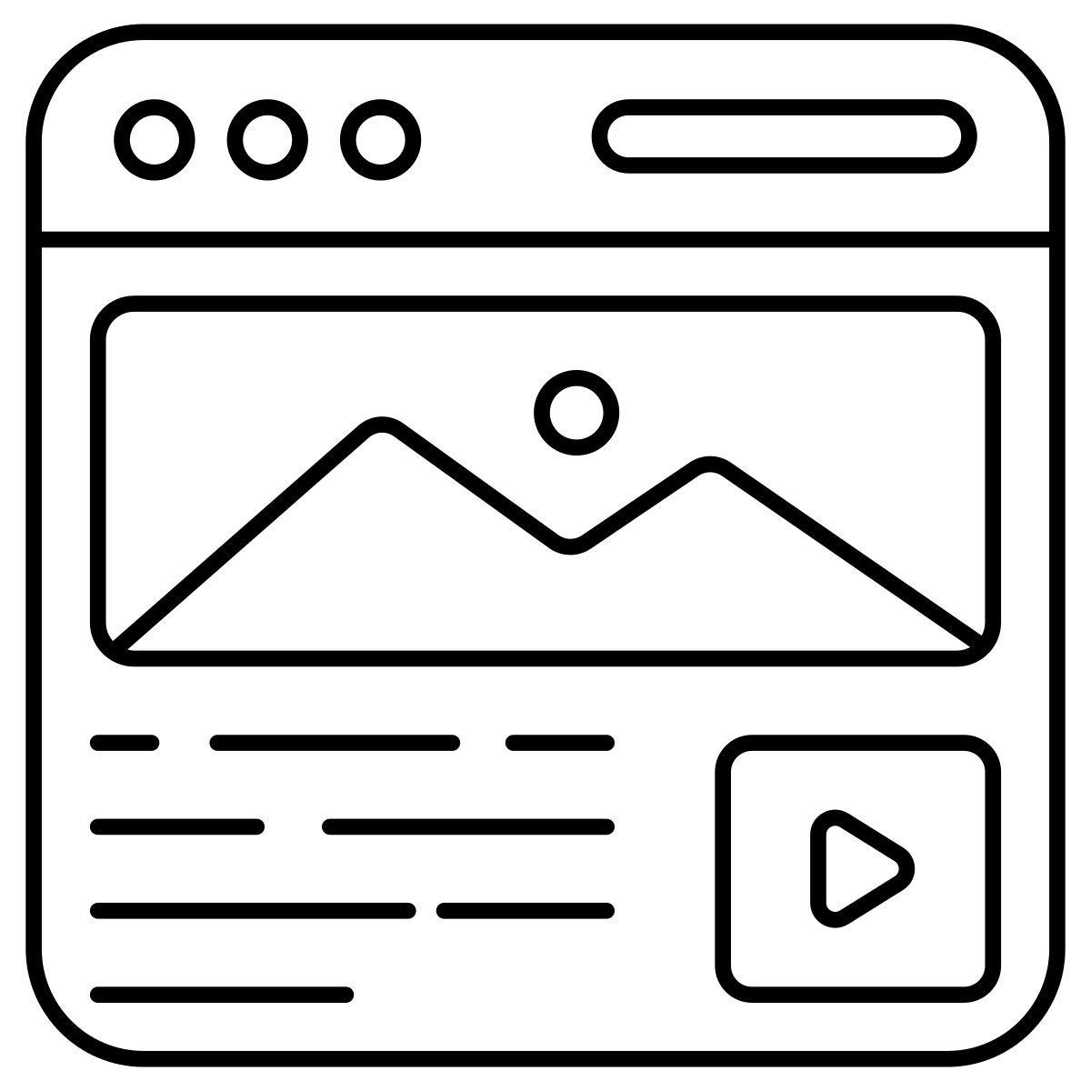 paesaggio web icon