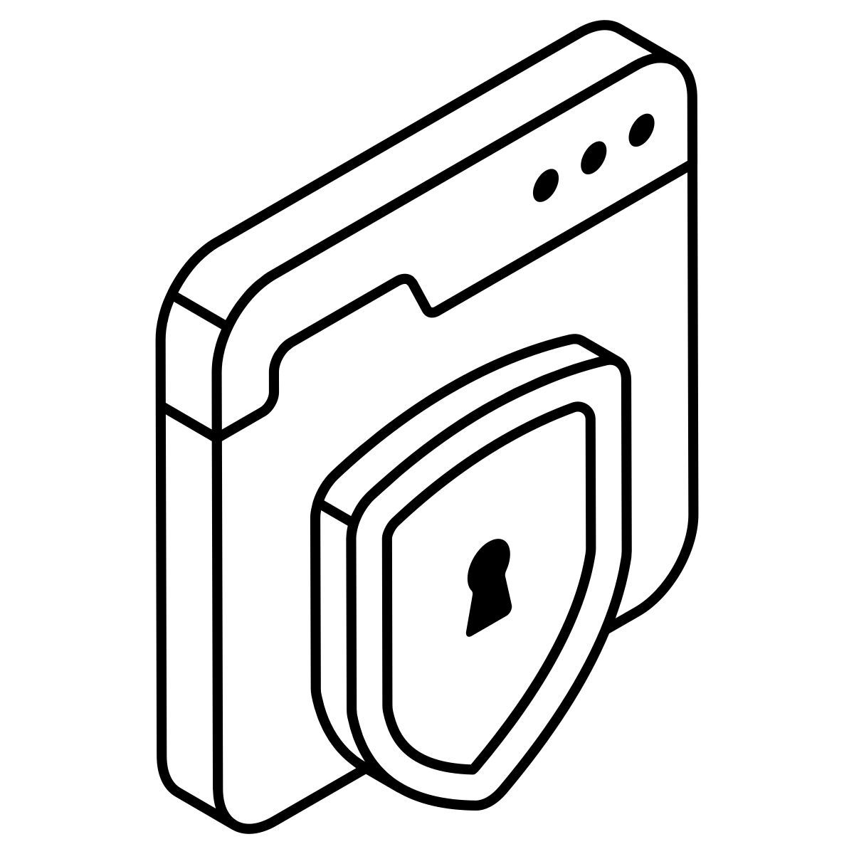 seguridad web icon