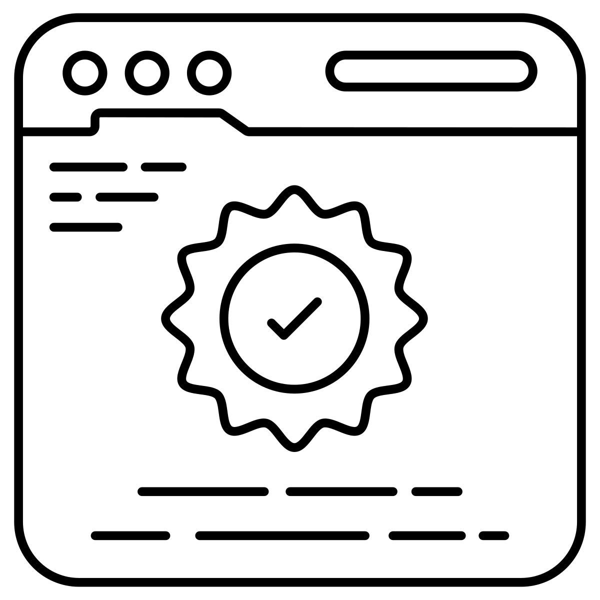 configuración web icon
