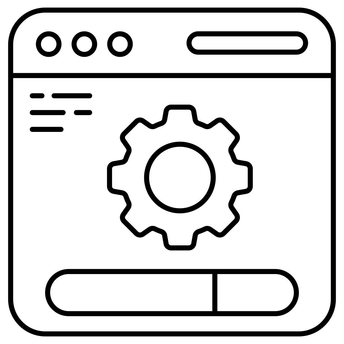 웹 설정 icon