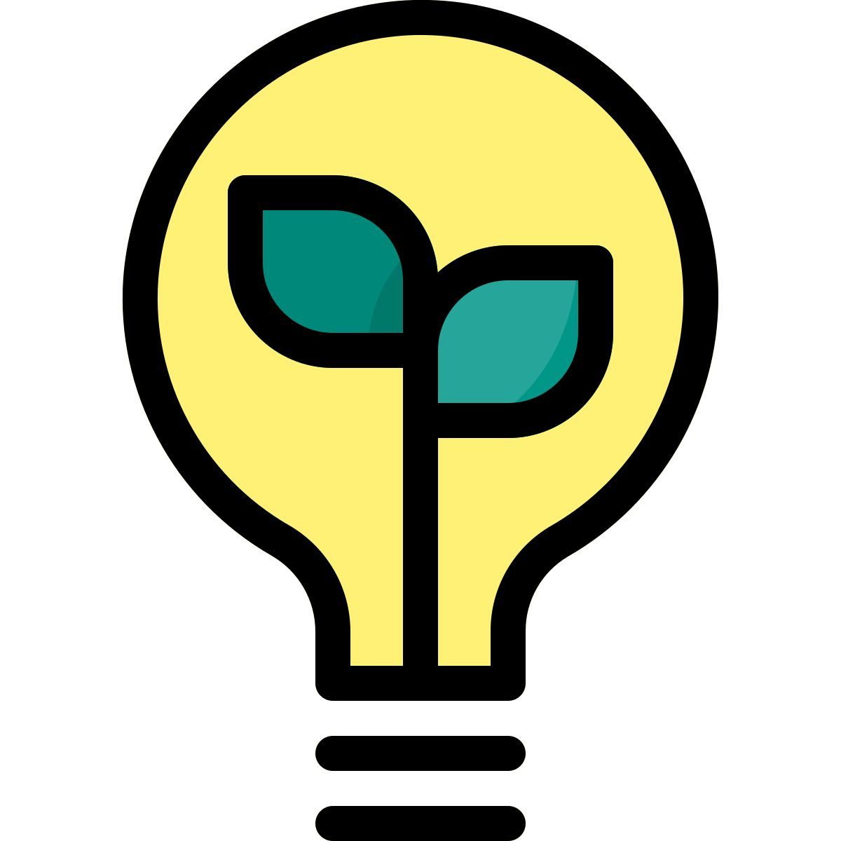 öko glühbirne icon