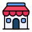 external building-food-delivery-lineal-color-zulfa-mahendra icon