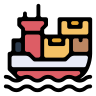 external cargo-ship-postal-services-lineal-color-zulfa-mahendra icon