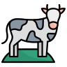 external cow-farmland-lineal-color-zulfa-mahendra icon