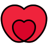 external heart-love-communications-lineal-color-zulfa-mahendra icon
