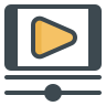 external online-video-business-training-lineal-color-zulfa-mahendra icon